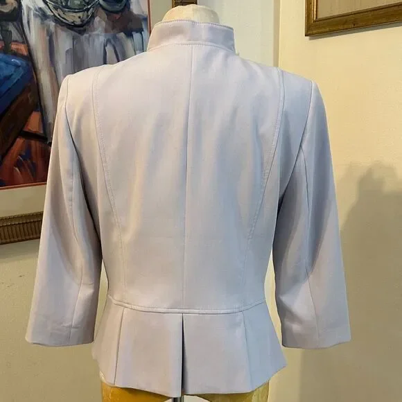 WHBM Women's Lilac Zip Front Jacket Size 12 - Picture 9 of 11